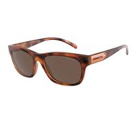 ARNETTE An4284 Makemake - Gafas de sol cuadradas para hombre, Habana claro mate/marrón, 54 mm