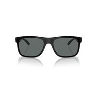 ARNETTE Gafas de sol para hombre, montura azul oscuro, lentes polares acuáticos de espejo gris oscuro, 56 mm, Khim Recycled Black Polar Grey, 56 mm