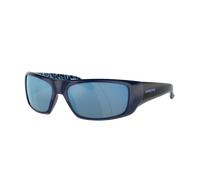 Arnette Hombre Sunglass AN4182 Hot Shot - Color del Marco: Azul Oscuro, Color de la Lente: Polarizadas agua espejo gris oscuro
