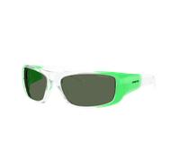 Arnette Hombre Sunglass AN4182 Hot Shot - Color del Marco: Crystal y verde degradado, Color de la Lente: Verde Oscuro