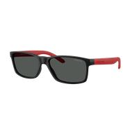 Arnette Hombre Sunglass AN4185 Slickster - Color del Marco: Negro Mate, Color de la Lente: Gris Oscuro