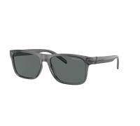 Arnette Hombre Sunglass AN4298 Bandra - Color del Marco: Gris transparente, Color de la Lente: Polarizadas gris oscuro