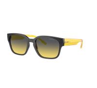 Arnette Hombre Sunglass AN4325 Hamie - Color del Marco: Gris Transparente, Color de la Lente: Amarillo / Gris oscuro