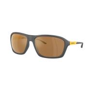 Arnette Hombre Sunglass AN4329 Nitewish - Color del Marco: Gris Mate, Color de la Lente: Polarizado dorado espejo marrón