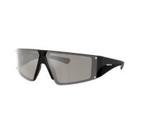 Arnette Hombre Sunglass AN4332 Saturnya - Color del Marco: Negro reciclado, Color de la Lente: Gris Claro Espejado Plata