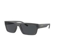 Arnette Hombre Sunglass AN4338 Phoxer - Color del Marco: Gris escarchado, Color de la Lente: Gris Oscuro