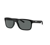 Arnette Hombre Sunglass AN4341 Khim - Color del Marco: Negro reciclado, Color de la Lente: Polarized Gris
