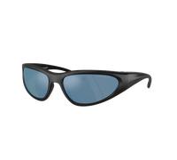 Arnette Hombre Sunglass AN4352 Nineteetwo - Color del Marco: Negro Mate, Color de la Lente: Polarizadas agua espejo gris oscuro
