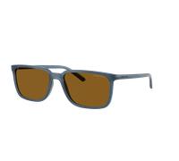 Arnette Hombre Sunglass AN4364 Dinsky - Color del Marco: Opalino y azul, Color de la Lente: Polarizadas marrón oscuro