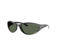 Arnette Hombre Sunglass AN4368 Raven - Color del Marco: Gris flashcoat, Color de la Lente: Verde Oscuro