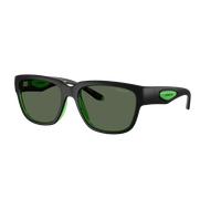 Arnette Hombre Sunglass Bounce - Color del Marco: Negro/Verde, Color de la Lente: Verde Oscuro