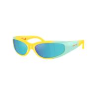 Arnette Hombre Sunglass Catfish - Color del Marco: Amarillo Degradado, Color de la Lente: Espejo azul zafiro
