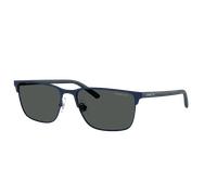 Arnette Hombre Sunglass Hampere - Color del Marco: Azul Mate, Color de la Lente: Gris Oscuro
