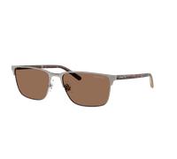 Arnette Hombre Sunglass Hampere - Color del Marco: Gunmetal Cepillado, Color de la Lente: Marrón Oscuro