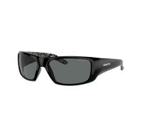 Arnette Hombre Sunglass Hot Shot - Color del Marco: Negro Brillante, Color de la Lente: Polarizadas gris oscuro