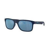 Arnette Hombre Sunglass Khim - Color del Marco: Azul Oscuro, Color de la Lente: Polarizadas agua espejo gris oscuro