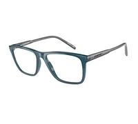 Arnette Marcos de gafas graduadas para hombre, Big Bad - Verde azulado transparente, 54 mm