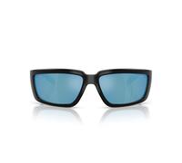 ARNETTE Taggit - Gafas de sol cuadradas para hombre, Negro/Azul Rey Goma, Large