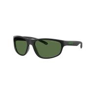 Arnette Unisex Sunglass E.Z. - Color del Marco: Gris transparente mate/brillante, Color de la Lente: Polarized Verde