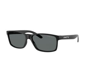 Arnette Unisex Sunglass Slickster - Color del Marco: Negro Brillante, Color de la Lente: Polarizadas gris oscuro