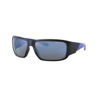 Arnette Unisex Sunglass Snap II - Color del Marco: Negro Mate, Color de la Lente: Polarizadas agua espejo gris oscuro