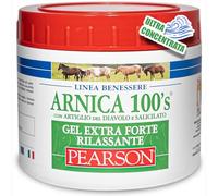 ARNICA 100'S - Árnica para caballos, gel extrafuerte relajante Pearson [500ml]. Crema de árnica, gel fuerte con garra del diablo y mentol. Pomada antifatiga y relajante