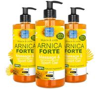 Arnica Gel EXTRA FUERTE Masaje Muscular y Articular. Calmante. Antiestrias. Sport Gel Alivio Deportistas. Piernas Cansadas. Varices - PACK AHORRO 3 x 200 ml - 600 ml