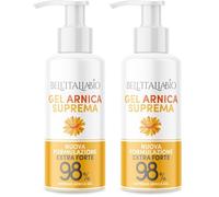 Árnica para Caballos Uso Humano 98% Natural y Fórmula Profesional, Gel Concentrado Fuerte de Árnica 100 ml - BELL'ITALIABIO (Paquete de 2)