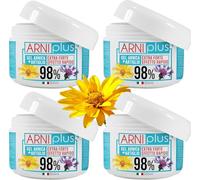 ARNIplus + 2 kg 4 x 500 ml Arnika Gel Extra fuerte, con vitamina C, pomada de árnica fuerte, altamente concentrado para el dolor muscular, pomada de relajación muscular, tendinitis, refrescante