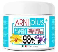 ARNIplus + Árnica para caballos uso humano, con vitamina C, 500 ml Arnica gel fuerte, refrescante, acción rápida, no grasa, árnica + garra del diablo, fabricado en Italia, masajes musculares y