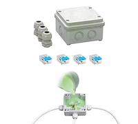 Arnocanali GL-BOX100 - Kit de goma de doble componente aislante y sellador con caja de derivación y prensacables, multicolroe