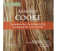 Arnold Cooke : Symphonies n° 4 et 5. Pritchard, Keeffe.