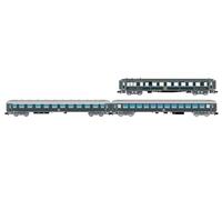 Arnold HN4469 FS, Paquete de Tren expreso de 3 Unidades, CIWL WR Plus UIC-X 64 1.a cl más UIC-X 64 2.a cl Gris, epIV Autocares de pasajeros