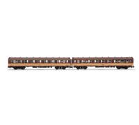 Arnold HN4479 RENFE, Pack de 2 unidades de 5000 vagones, barra AAR más BB1 2ª clase, librea Estrella, vagones de pasajeros epIV