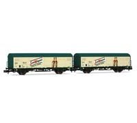ARNOLD HN6704 RENFE, Juego de 2 Unidades JPD Wagons, San Miguel, ép. V Freight W