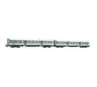 ARNOLD, RENFE, pack de 2 unidades, ALn 668 serie 1900 (2 puertas) librea auténtico FS, ventanas redondeadas, periodo IV