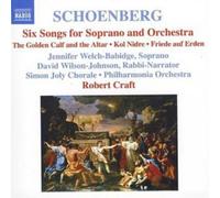 Arnold Schoenbe Six Songs for Soprano and Orchestra (Craf (CD) (Importación USA)