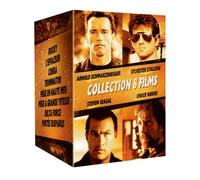 Arnold Schwarzenegger / Sylvester Stallone / Steven Seagal / Chuck Norris - Collection 8 films : Rocky + Cobra + Terminator + L'Effaceur + Delta Force ... + Piège en haute mer + Piège à grande vitesse [Francia] [DVD]