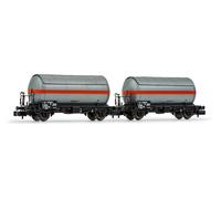 Arnold SNCF, 2-unit set DD DEV 66 autotransporter, green livery with white “Enca