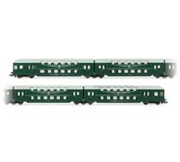 Arnold TT HN9524 DR Dos Pisos de 4 Unidades sin Cabina de Control, Techo Verde/Gris, EP. IV Autocares de pasajeros