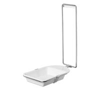 ARNOMED Bandeja de Goteo para Dispensador de Jabón y Desinfectante de 500 ml - Soporte de Montaje en Pared - Color Blanco