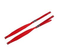 Arns de Acorden, Correas de Hombro Ajustables, Cuero y Tela Pleuche, Diseo Transpirable, para Nios Adultos 16-120 Bajos (rojo