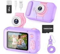 ARNSSIEN Camara Fotos Infantil 2,4" Camara de Fotos para Niños Flip 180°