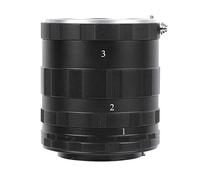 Aro Adaptador para Cámara AI, Kit de Tubos de Extensión Macro 7mm 14mm 28mm, Aleación de Aluminio Negra - Alta Durabilidad, Evita Reflejos, Ideal para Fotografía Macro