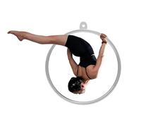 Aro Aereo Aro Aéreo Grande para Estudio de Baile En Casa, Aro de Lira para Gimnasia para Bajar de Peso para Niños y Adultos, Aro de Arte de Un Solo Punto, Aro Yoga Aéreo(Diameter-80cm(31 1/2"))