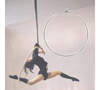 Aro aéreo para actuaciones acrobáticas, anillo de yoga de acero inoxidable para estudio de baile y gimnasio