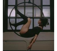 Aro aéreo para circo, anillo de yoga aéreo profesional para práctica en casa y fitness, 95 cm