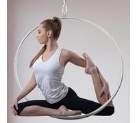 Aro de antena profesional de un solo punto para gimnasia y acrobacia, ideal para estudios de fitness y baile, diseño compacto para colgar fácilmente