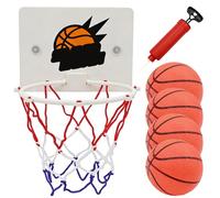 Aro de baloncesto - 160 g PP, mini baloncesto montado en la pared | Juegos de aro sin perforación - para niños, adolescentes, ejercicio, aula, baño, hogar, sala de estar, dormitorio, pasillo
