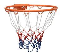 Aro de Baloncesto, BULANED Canasta Baloncesto Exterior, Acero Naranja 39 cm